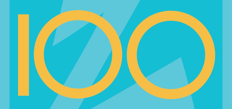 A picture of a logo showing Zonta 100 years