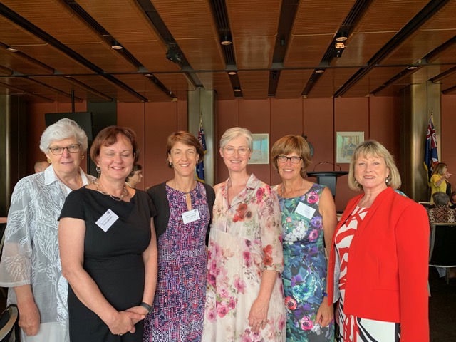 Anita Fowler (awardee), with UTS &amp; ZCS, NCW lunch 2019