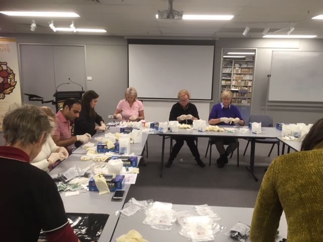 Birthing kit packing 1