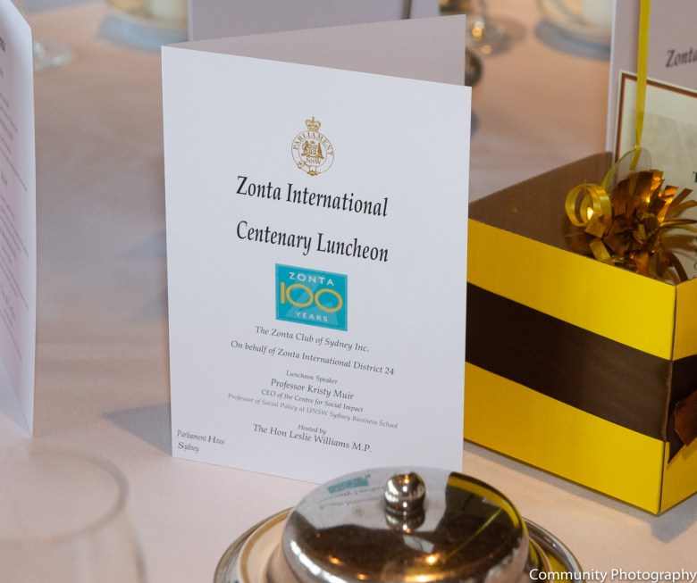 Luncheon menu and order card