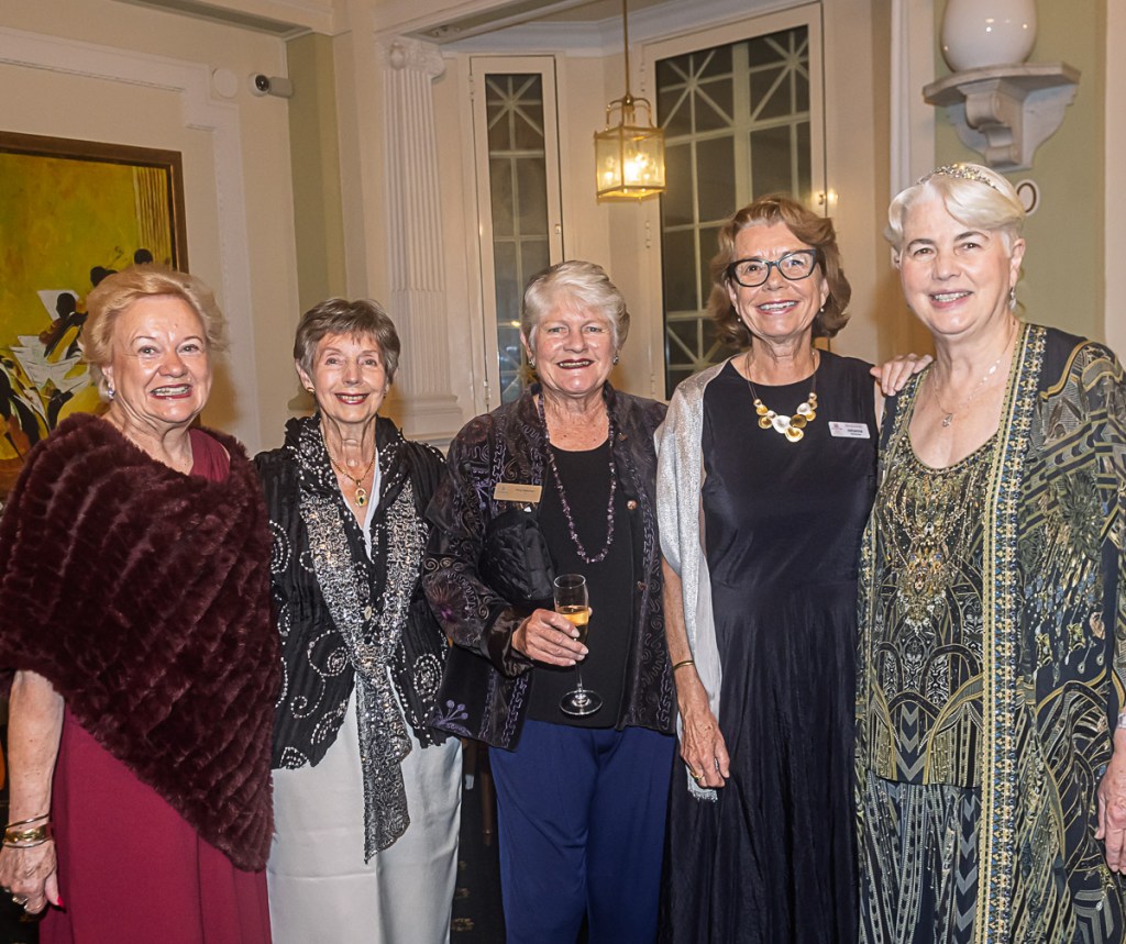 Club Members Rosemary Abrahams, Mary Root, Johanna Adriaanse and Deirdre Davis with guest Marg Bateman (middle)